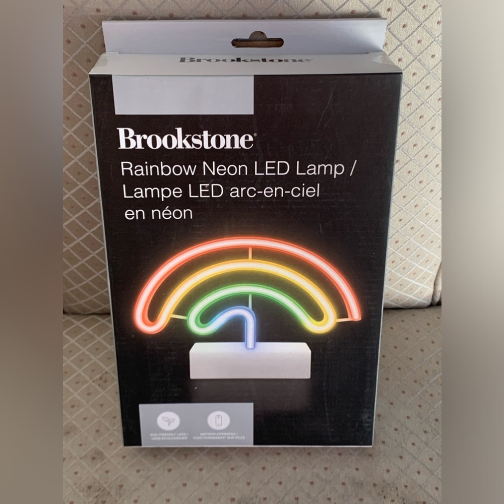 Brookstone LED Neon Rainbow Lamp